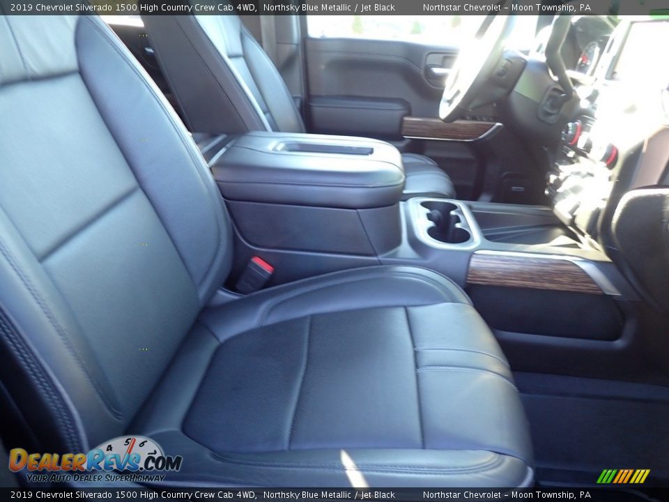 2019 Chevrolet Silverado 1500 High Country Crew Cab 4WD Northsky Blue Metallic / Jet Black Photo #12