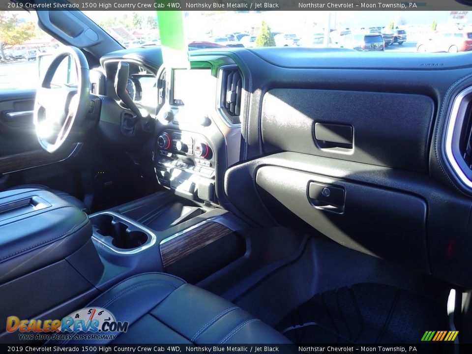 2019 Chevrolet Silverado 1500 High Country Crew Cab 4WD Northsky Blue Metallic / Jet Black Photo #13