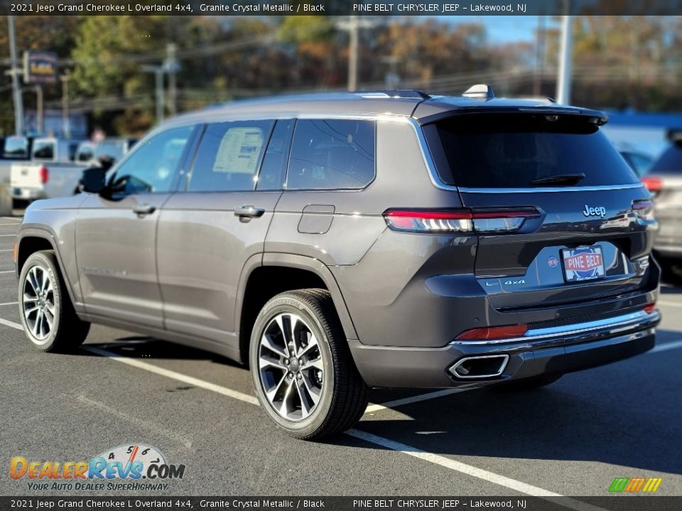 2021 Jeep Grand Cherokee L Overland 4x4 Granite Crystal Metallic / Black Photo #6