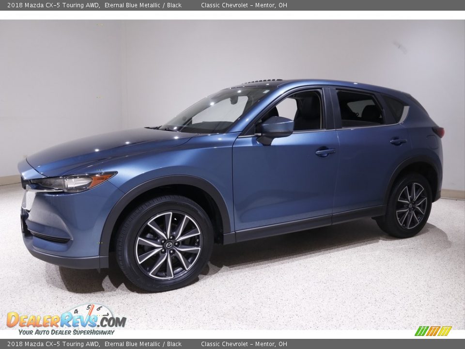 2018 Mazda CX-5 Touring AWD Eternal Blue Metallic / Black Photo #3