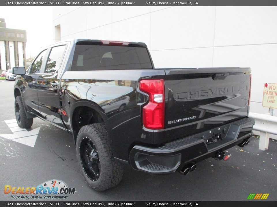 2021 Chevrolet Silverado 1500 LT Trail Boss Crew Cab 4x4 Black / Jet Black Photo #3