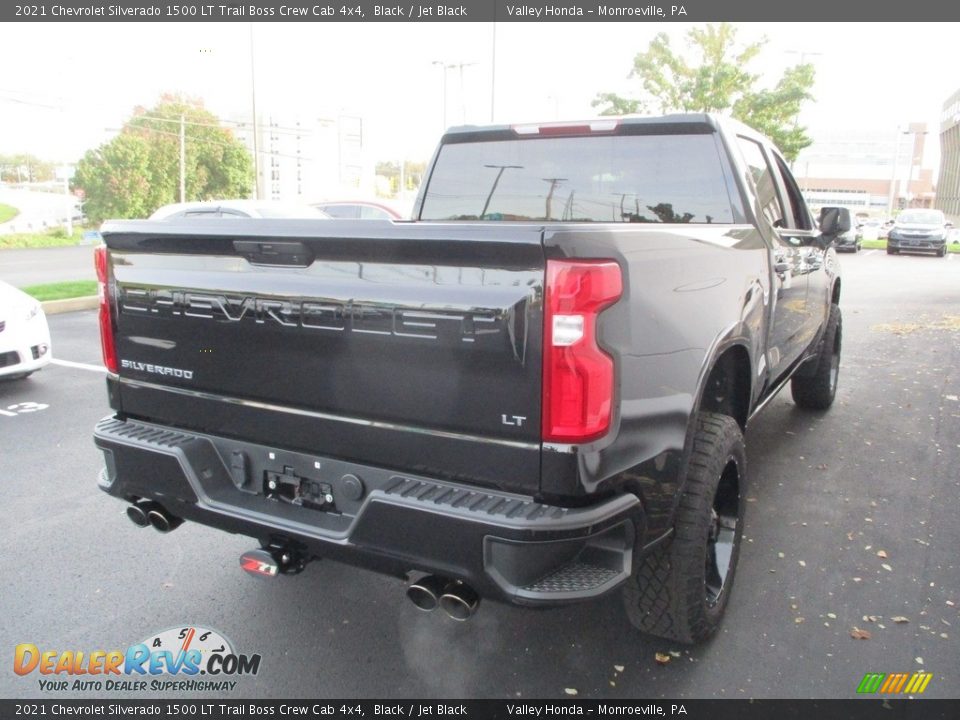 2021 Chevrolet Silverado 1500 LT Trail Boss Crew Cab 4x4 Black / Jet Black Photo #5