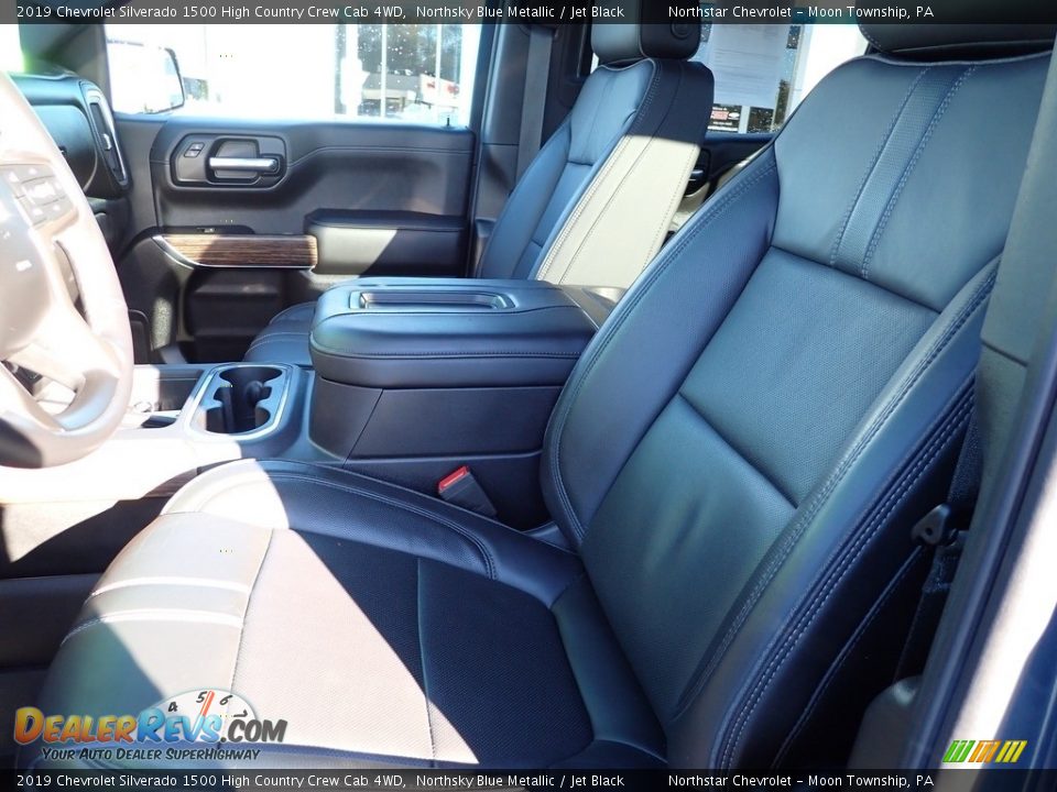 2019 Chevrolet Silverado 1500 High Country Crew Cab 4WD Northsky Blue Metallic / Jet Black Photo #19