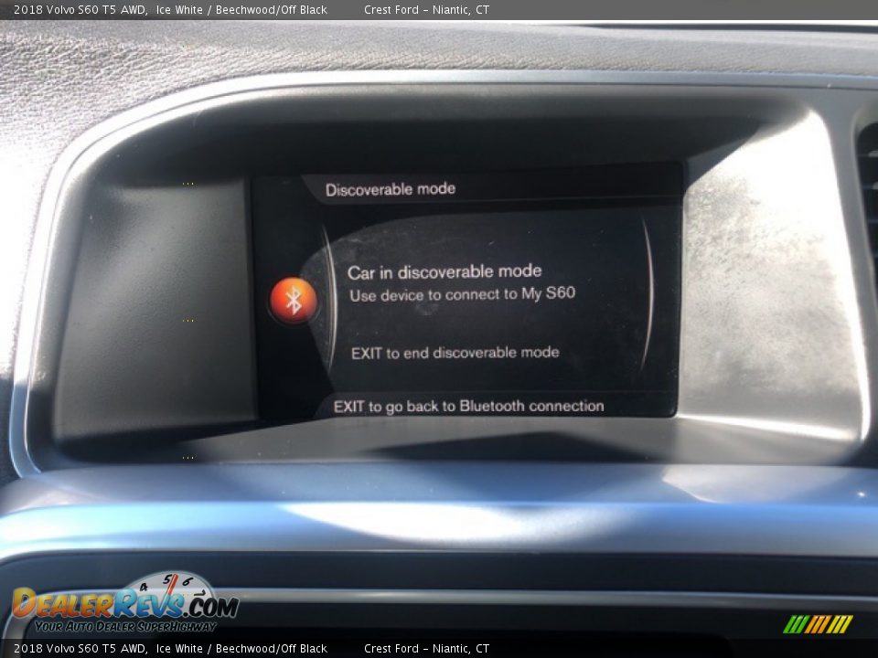 2018 Volvo S60 T5 AWD Ice White / Beechwood/Off Black Photo #15