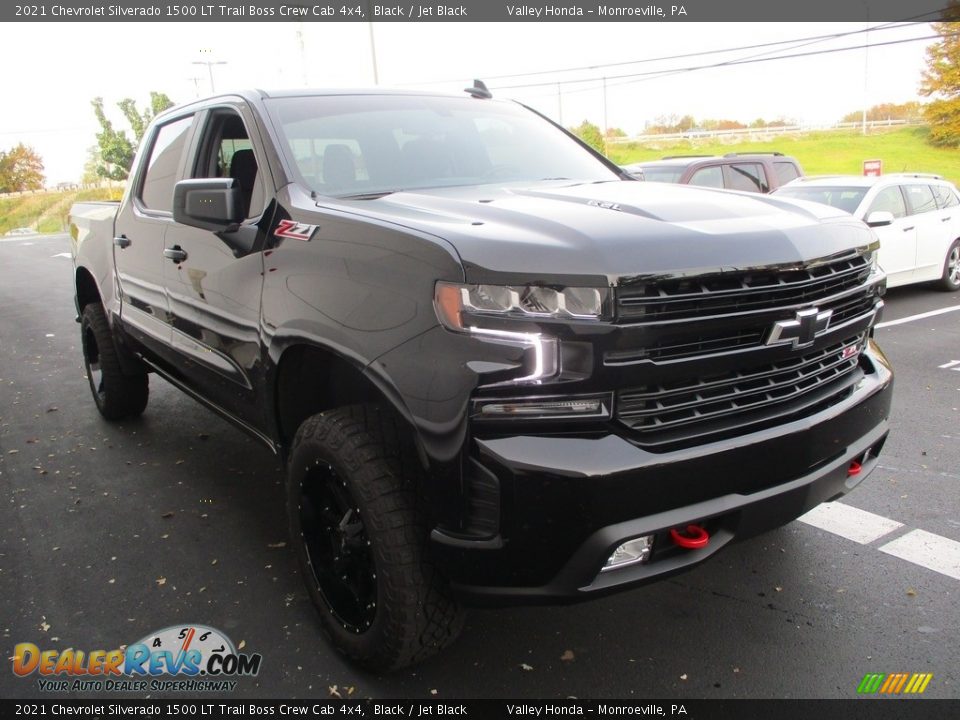 2021 Chevrolet Silverado 1500 LT Trail Boss Crew Cab 4x4 Black / Jet Black Photo #8