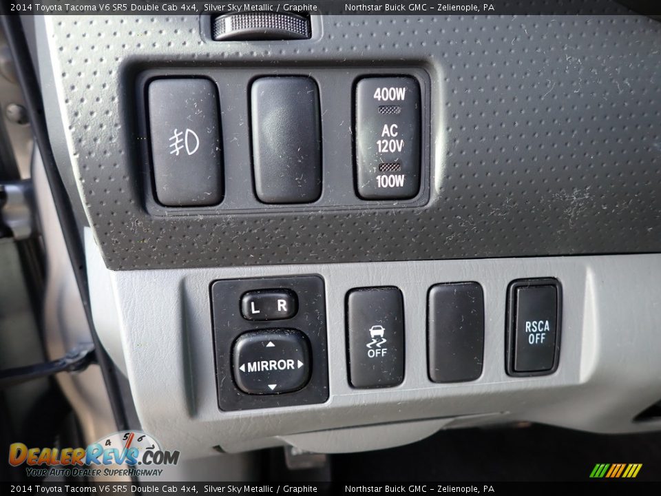 2014 Toyota Tacoma V6 SR5 Double Cab 4x4 Silver Sky Metallic / Graphite Photo #26