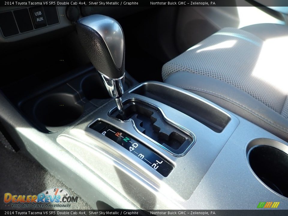 2014 Toyota Tacoma V6 SR5 Double Cab 4x4 Silver Sky Metallic / Graphite Photo #27