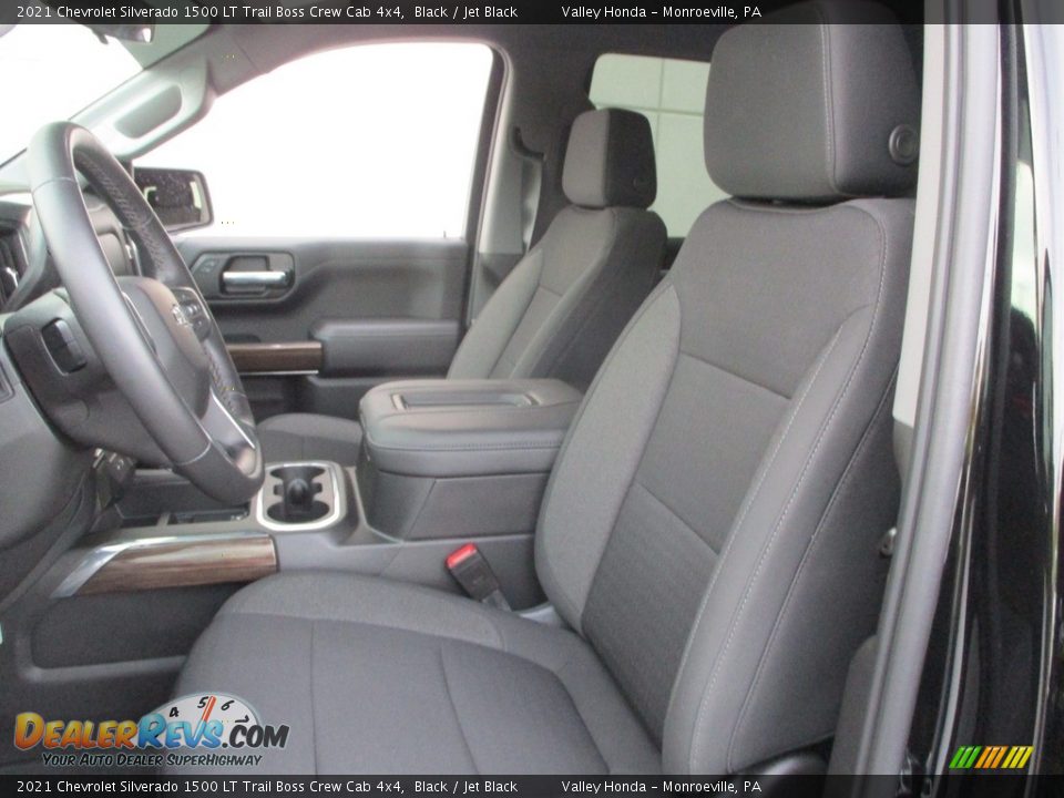 Front Seat of 2021 Chevrolet Silverado 1500 LT Trail Boss Crew Cab 4x4 Photo #12