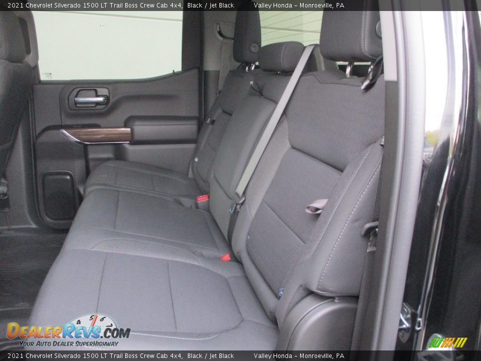 Rear Seat of 2021 Chevrolet Silverado 1500 LT Trail Boss Crew Cab 4x4 Photo #13