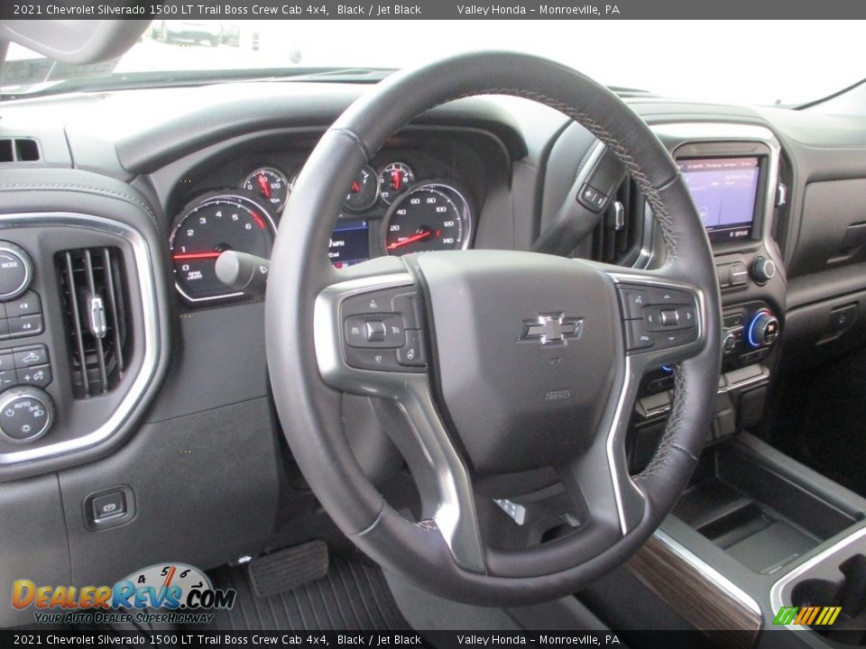 2021 Chevrolet Silverado 1500 LT Trail Boss Crew Cab 4x4 Steering Wheel Photo #14