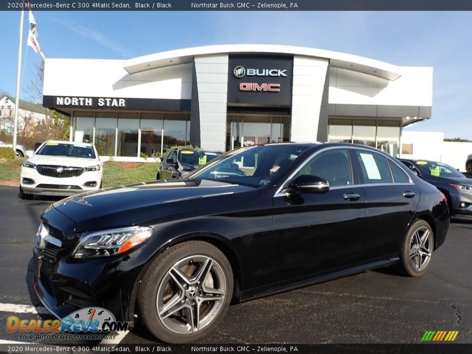 2020 Mercedes-Benz C 300 4Matic Sedan Black / Black Photo #1