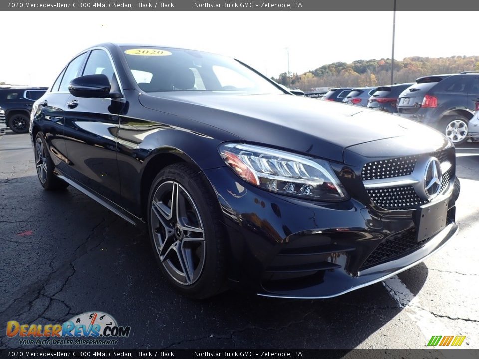 2020 Mercedes-Benz C 300 4Matic Sedan Black / Black Photo #4