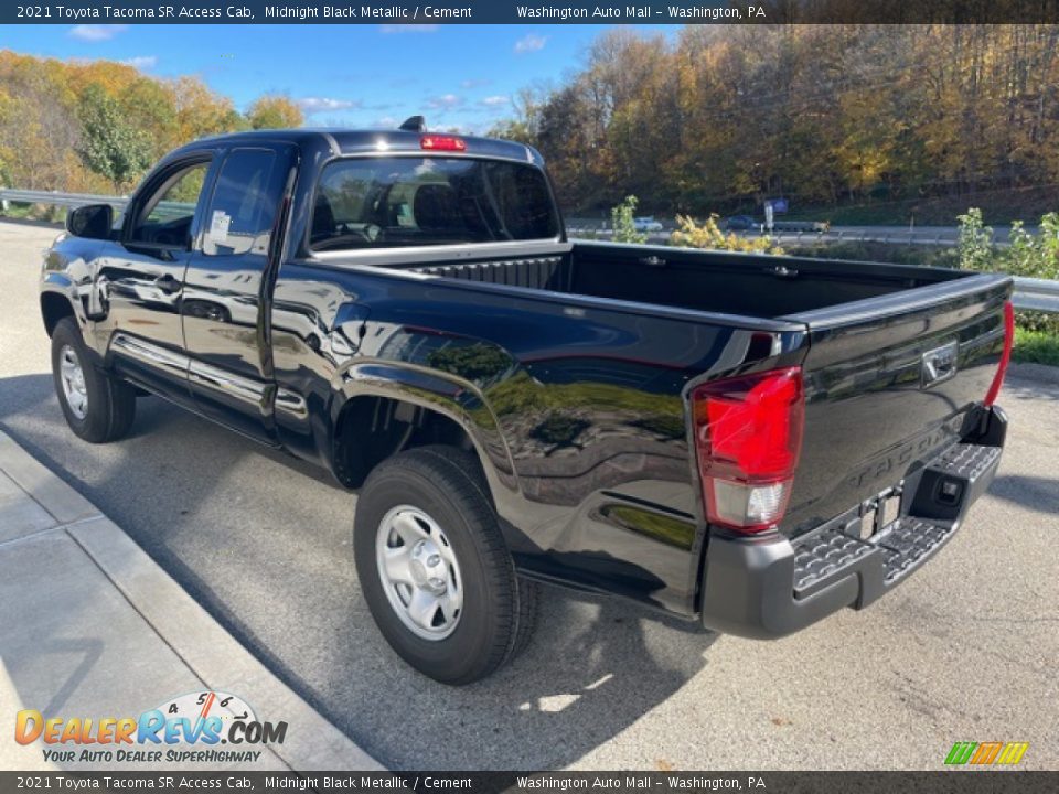 Midnight Black Metallic 2021 Toyota Tacoma SR Access Cab Photo #2