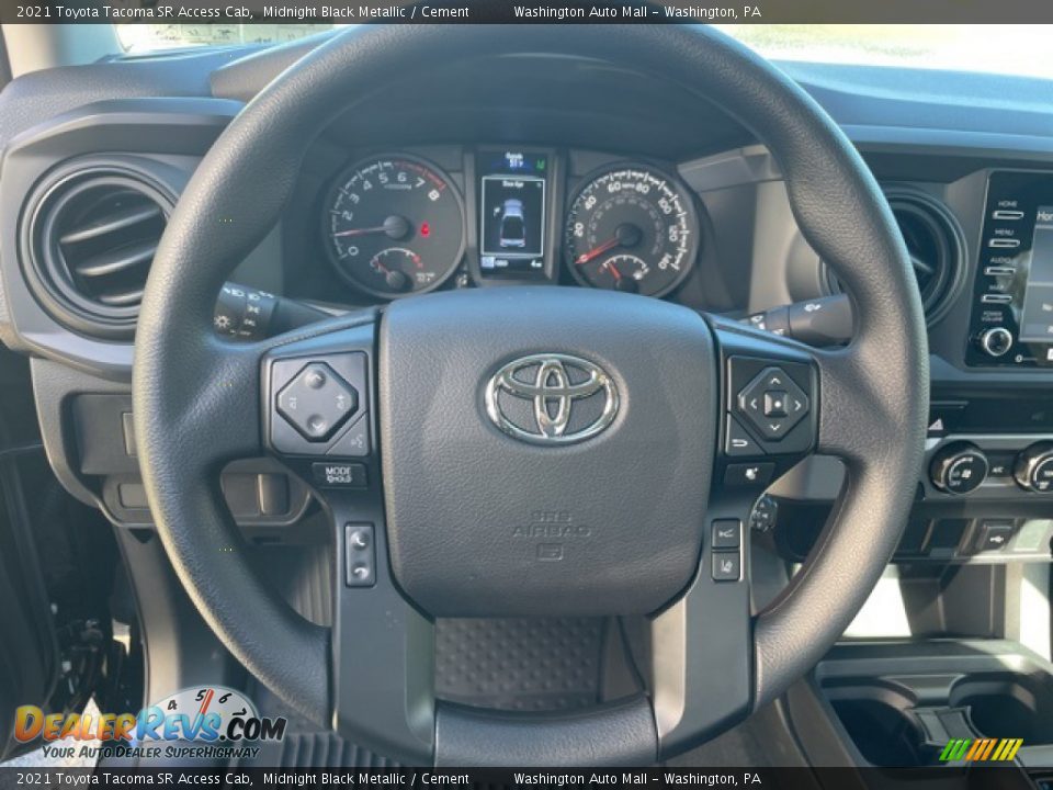 2021 Toyota Tacoma SR Access Cab Steering Wheel Photo #11
