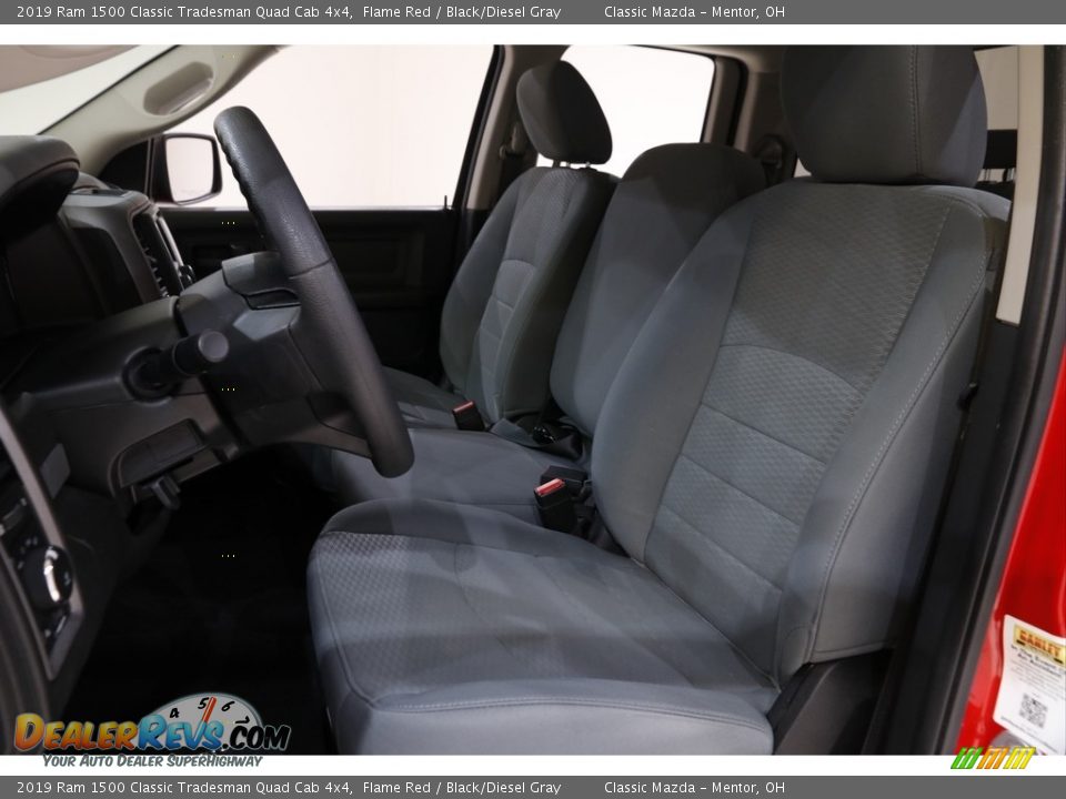 2019 Ram 1500 Classic Tradesman Quad Cab 4x4 Flame Red / Black/Diesel Gray Photo #5