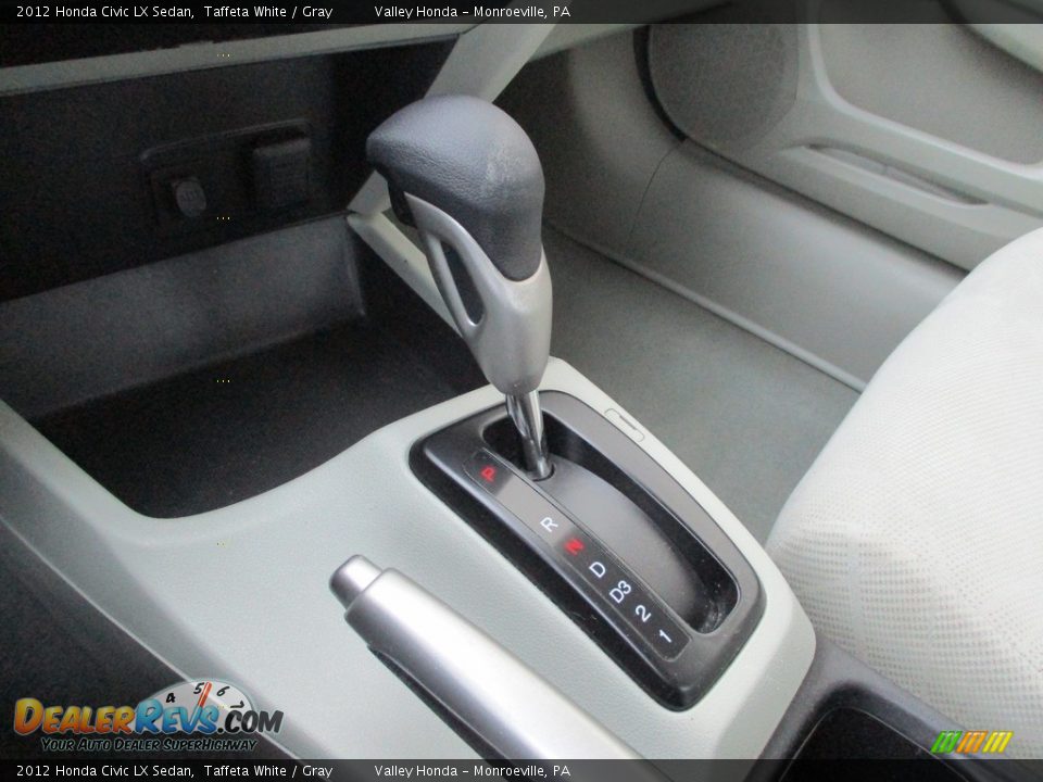 2012 Honda Civic LX Sedan Taffeta White / Gray Photo #15