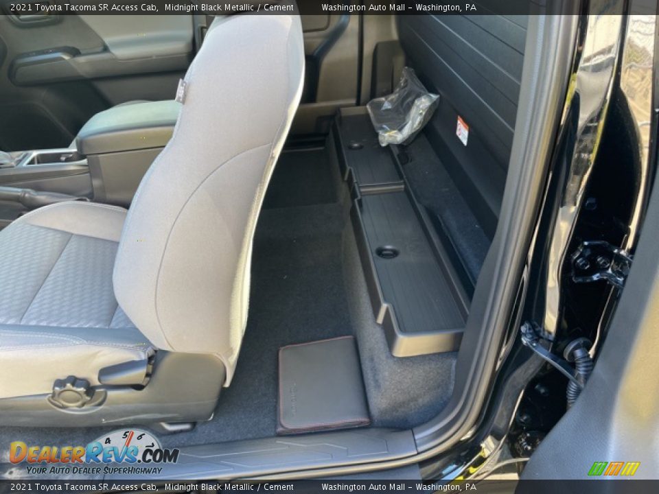 Rear Seat of 2021 Toyota Tacoma SR Access Cab Photo #21