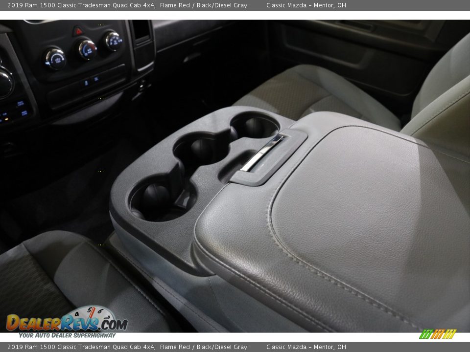 2019 Ram 1500 Classic Tradesman Quad Cab 4x4 Flame Red / Black/Diesel Gray Photo #12