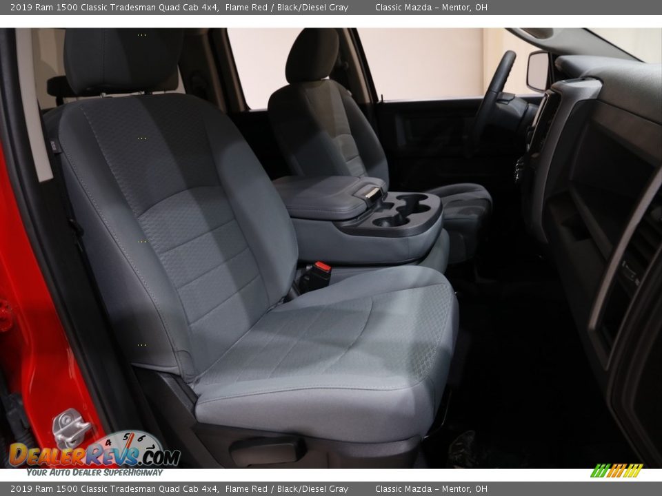 2019 Ram 1500 Classic Tradesman Quad Cab 4x4 Flame Red / Black/Diesel Gray Photo #14