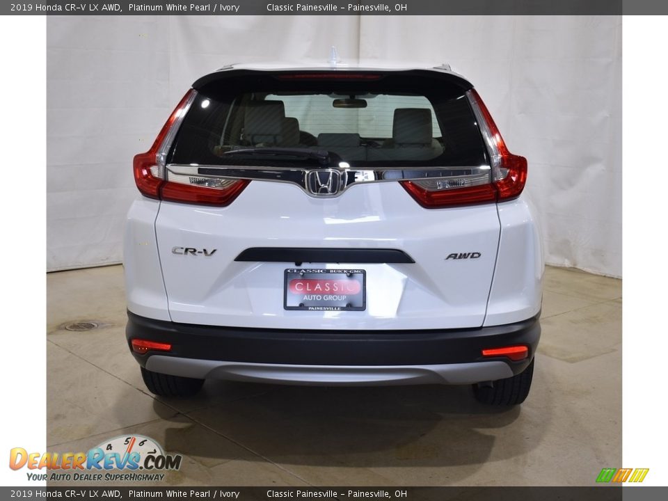 2019 Honda CR-V LX AWD Platinum White Pearl / Ivory Photo #3