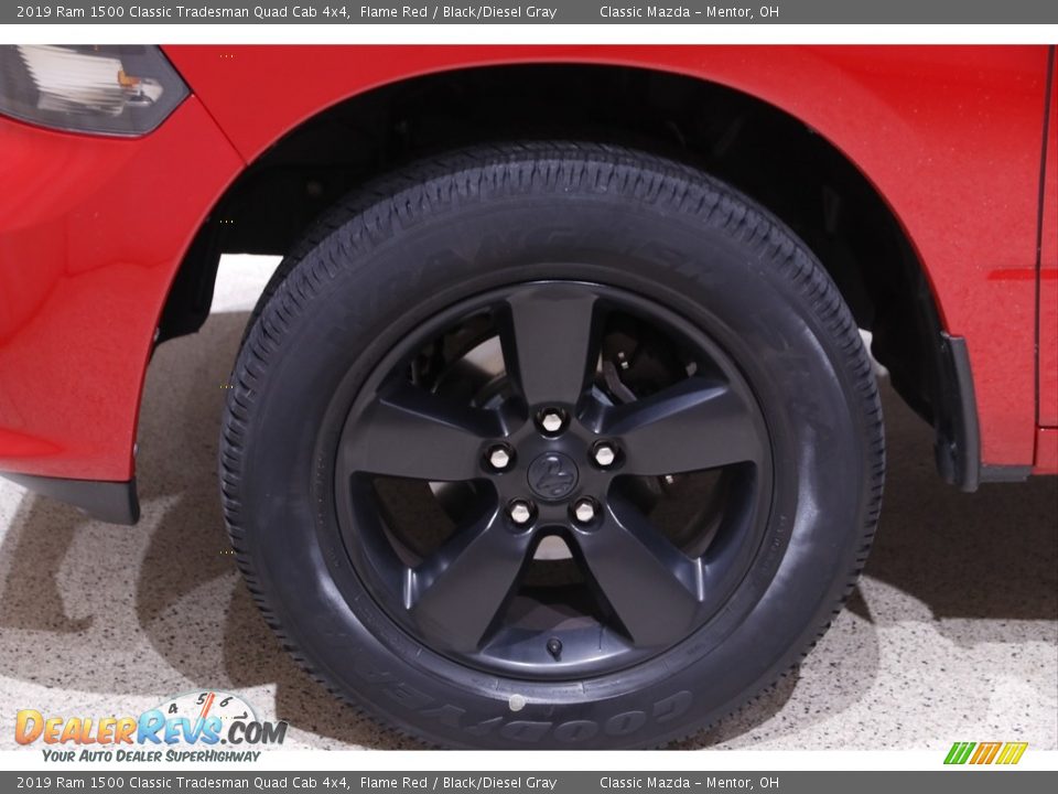 2019 Ram 1500 Classic Tradesman Quad Cab 4x4 Flame Red / Black/Diesel Gray Photo #19