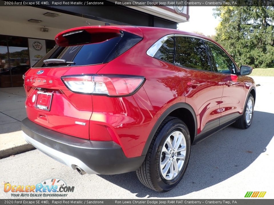 2020 Ford Escape SE 4WD Rapid Red Metallic / Sandstone Photo #2