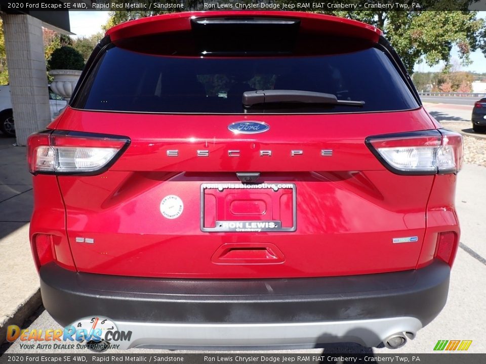 2020 Ford Escape SE 4WD Rapid Red Metallic / Sandstone Photo #3