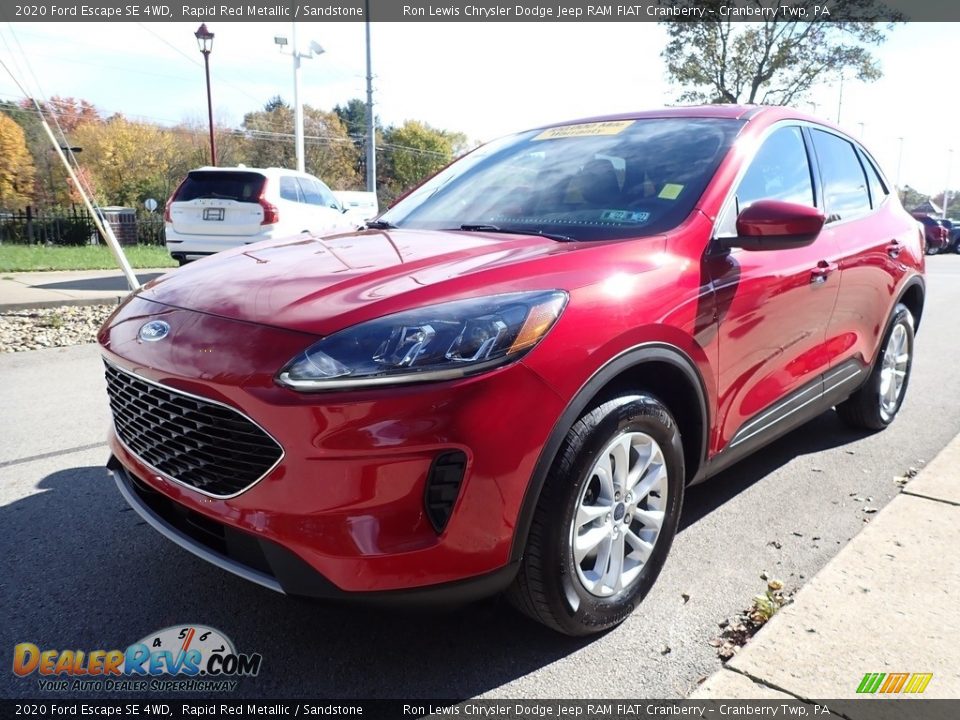 2020 Ford Escape SE 4WD Rapid Red Metallic / Sandstone Photo #7