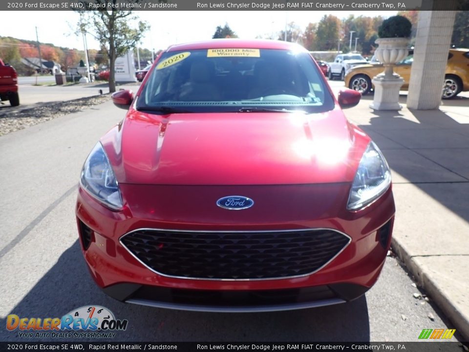 2020 Ford Escape SE 4WD Rapid Red Metallic / Sandstone Photo #8