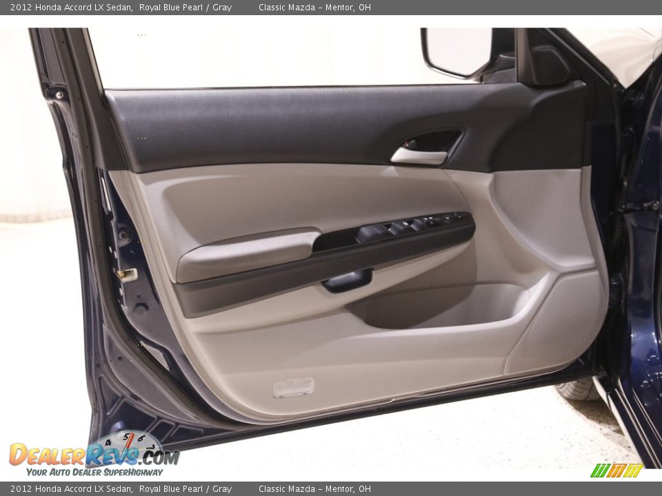 2012 Honda Accord LX Sedan Royal Blue Pearl / Gray Photo #4