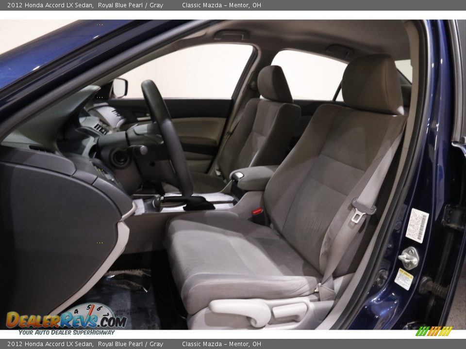2012 Honda Accord LX Sedan Royal Blue Pearl / Gray Photo #5
