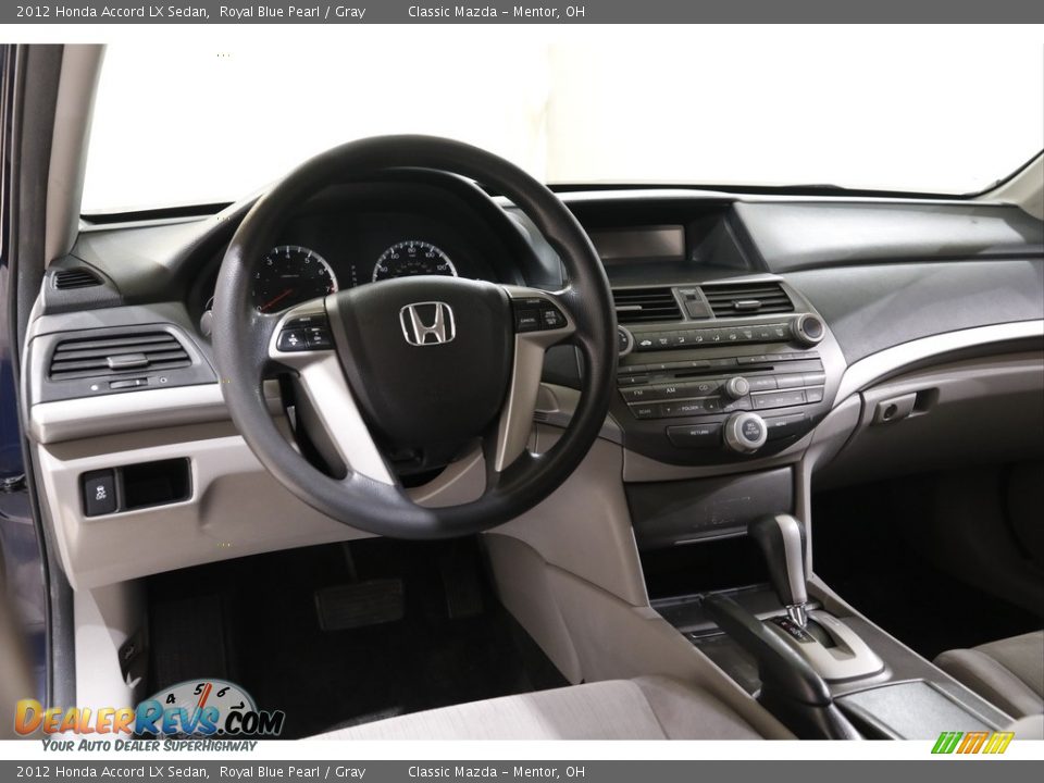 2012 Honda Accord LX Sedan Royal Blue Pearl / Gray Photo #6