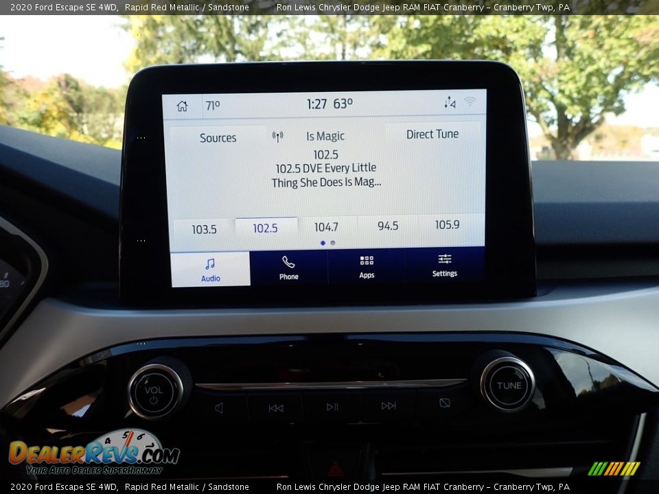 2020 Ford Escape SE 4WD Rapid Red Metallic / Sandstone Photo #17