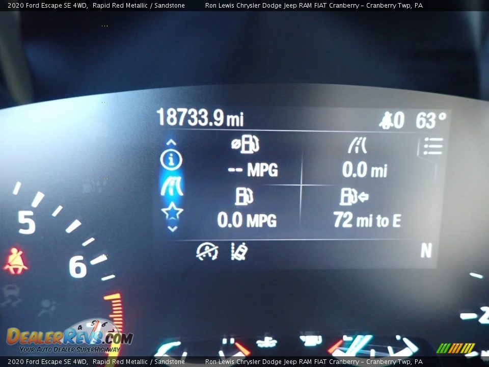 2020 Ford Escape SE 4WD Rapid Red Metallic / Sandstone Photo #20