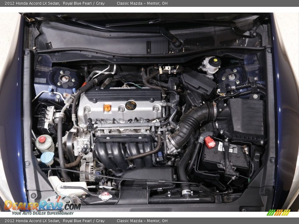 2012 Honda Accord LX Sedan Royal Blue Pearl / Gray Photo #17