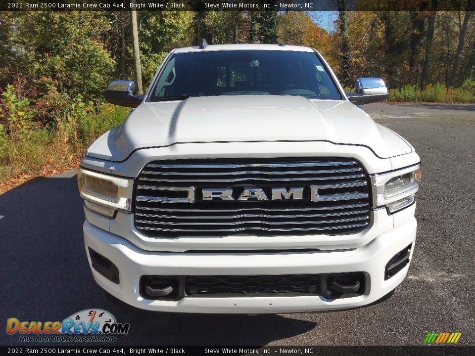 2022 Ram 2500 Laramie Crew Cab 4x4 Bright White / Black Photo #3