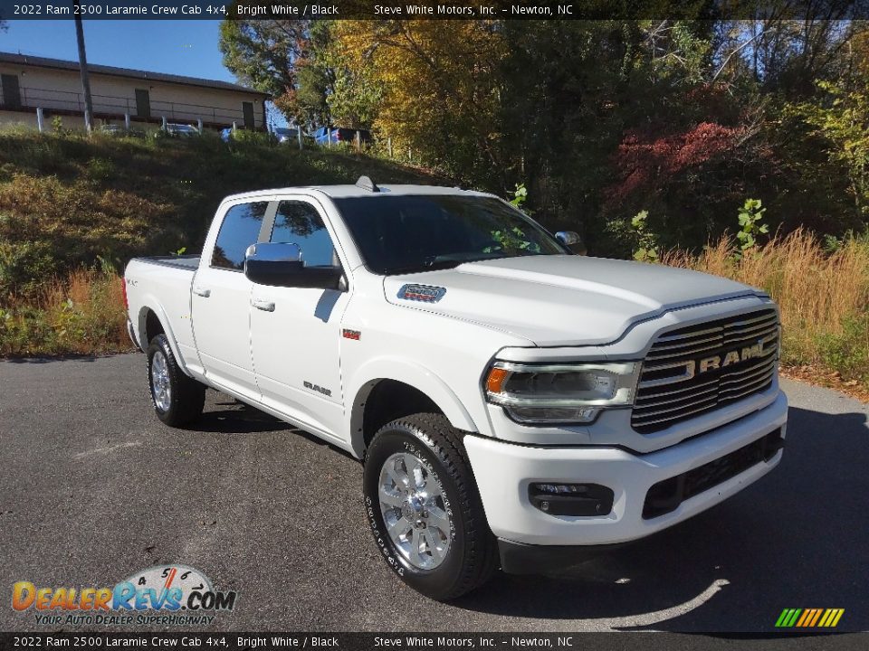 2022 Ram 2500 Laramie Crew Cab 4x4 Bright White / Black Photo #4