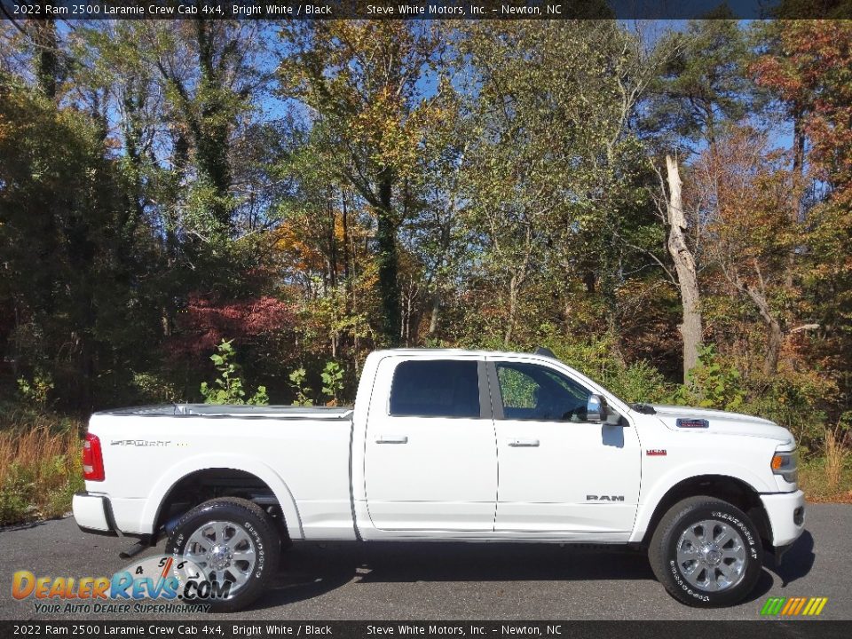 2022 Ram 2500 Laramie Crew Cab 4x4 Bright White / Black Photo #5