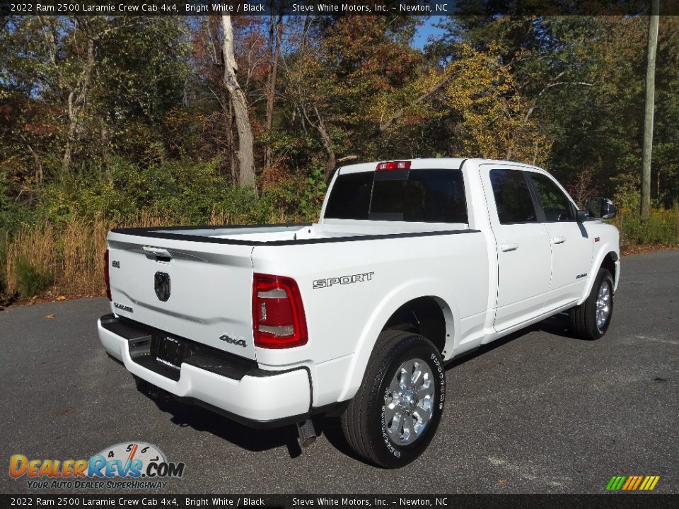 2022 Ram 2500 Laramie Crew Cab 4x4 Bright White / Black Photo #6