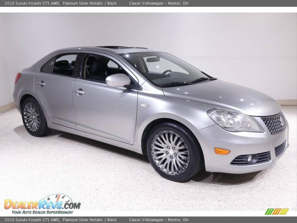 2010 Suzuki Kizashi GTS AWD Platinum Silver Metallic / Black Photo #1