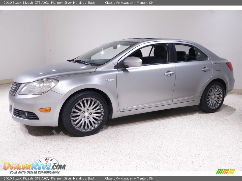 2010 Suzuki Kizashi GTS AWD Platinum Silver Metallic / Black Photo #3