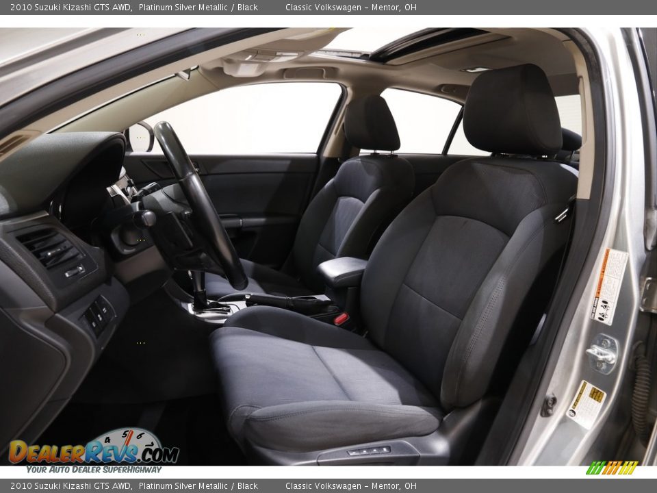 2010 Suzuki Kizashi GTS AWD Platinum Silver Metallic / Black Photo #5