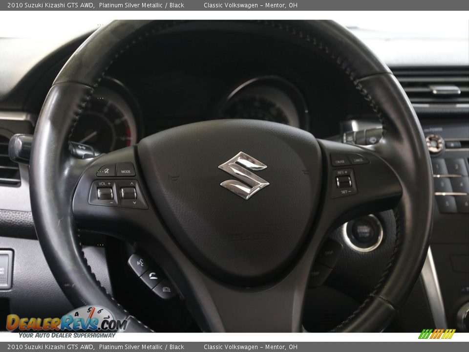 2010 Suzuki Kizashi GTS AWD Platinum Silver Metallic / Black Photo #7