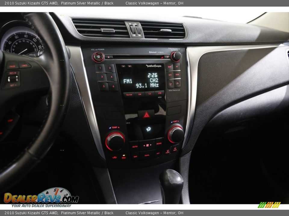 2010 Suzuki Kizashi GTS AWD Platinum Silver Metallic / Black Photo #9