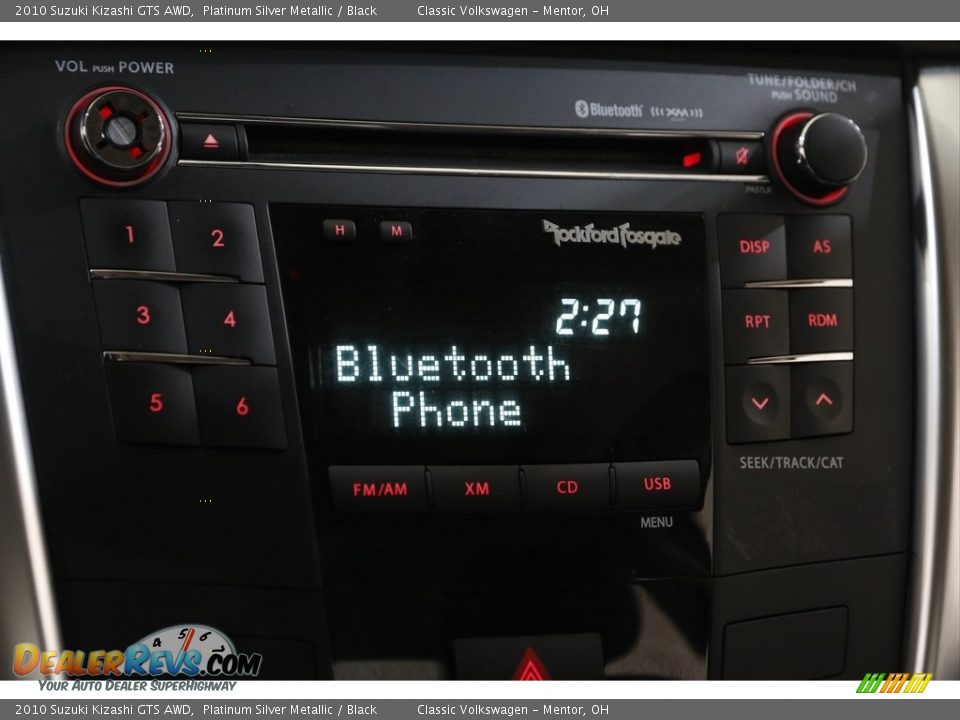 2010 Suzuki Kizashi GTS AWD Platinum Silver Metallic / Black Photo #10