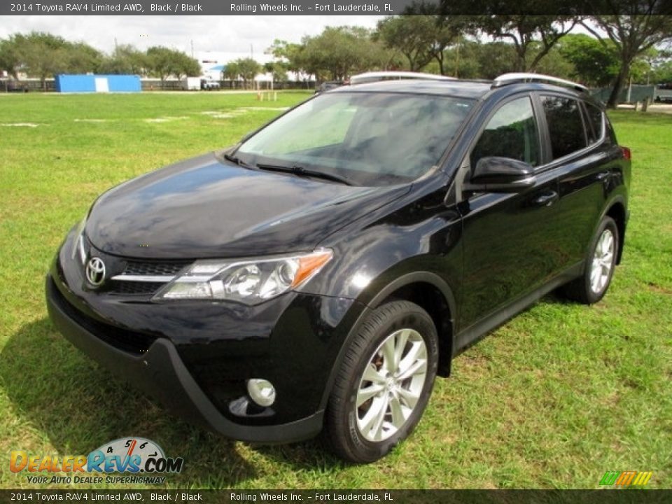 2014 Toyota RAV4 Limited AWD Black / Black Photo #1