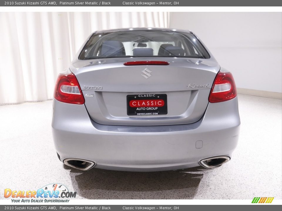 2010 Suzuki Kizashi GTS AWD Platinum Silver Metallic / Black Photo #17