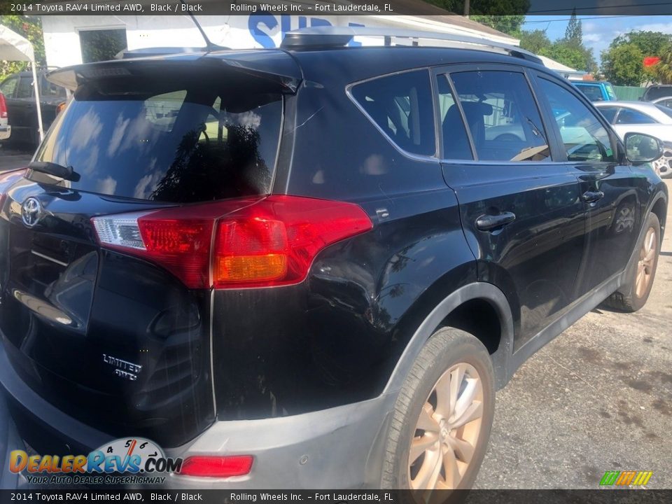 2014 Toyota RAV4 Limited AWD Black / Black Photo #3