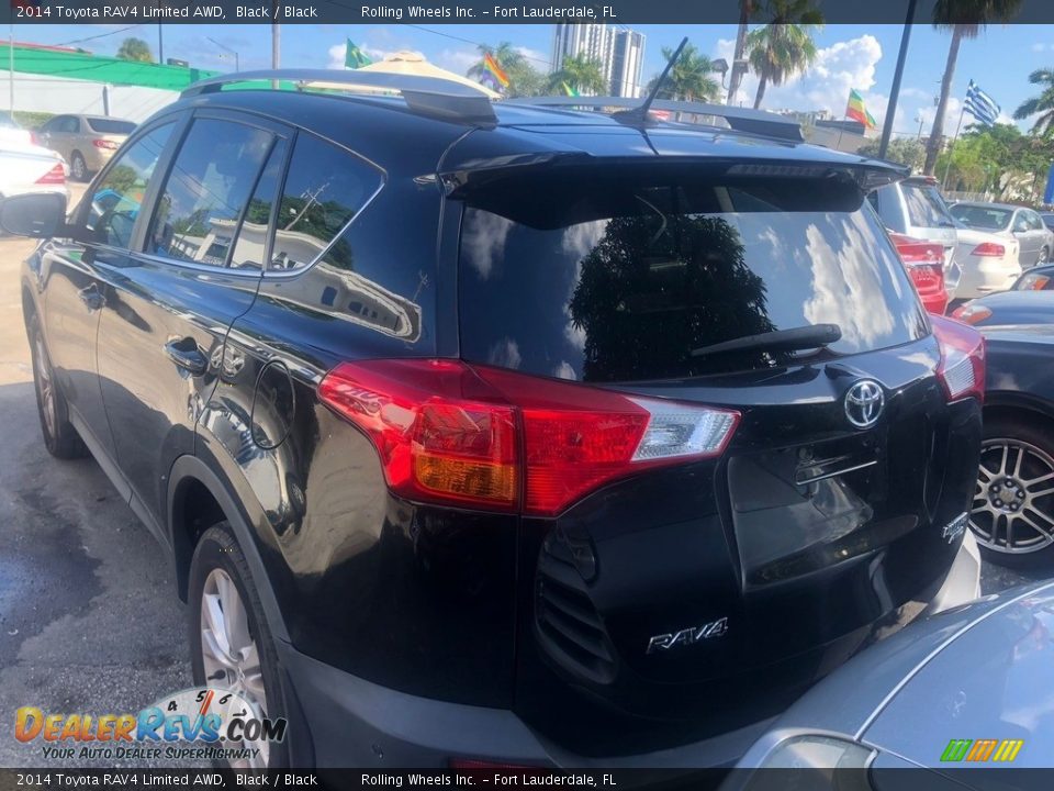 2014 Toyota RAV4 Limited AWD Black / Black Photo #4
