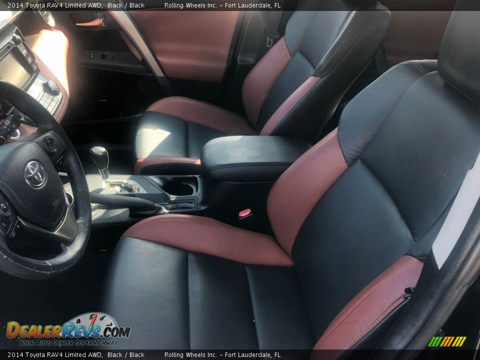 2014 Toyota RAV4 Limited AWD Black / Black Photo #8